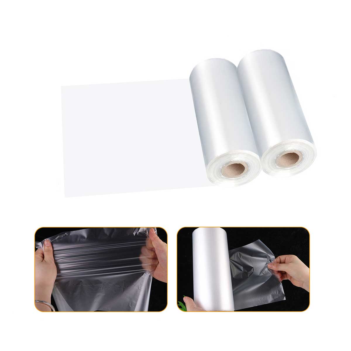 ROLLO DE BOLSAS TRANSPARENTES PREPICADAS 28X35CM 2000 PIEZAS ROLLO DE BOLSAS TRANSPARENTES PREPICADAS 28X35CM 2000 PIEZAS