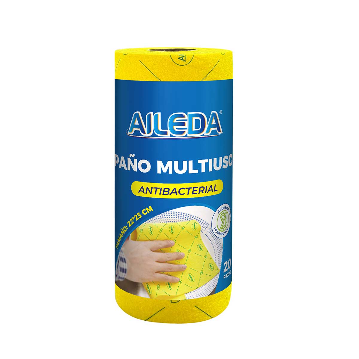 ROLLO DE PAÑO AMARILLO 22X23 CM X 20 UNIDADES ROLLO DE PAÑO AMARILLO 22X23 CM X 20 UNIDADES